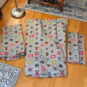 Pottery barn teen NBA (Eastern Conference) Sheet Set Twin/Twin XL